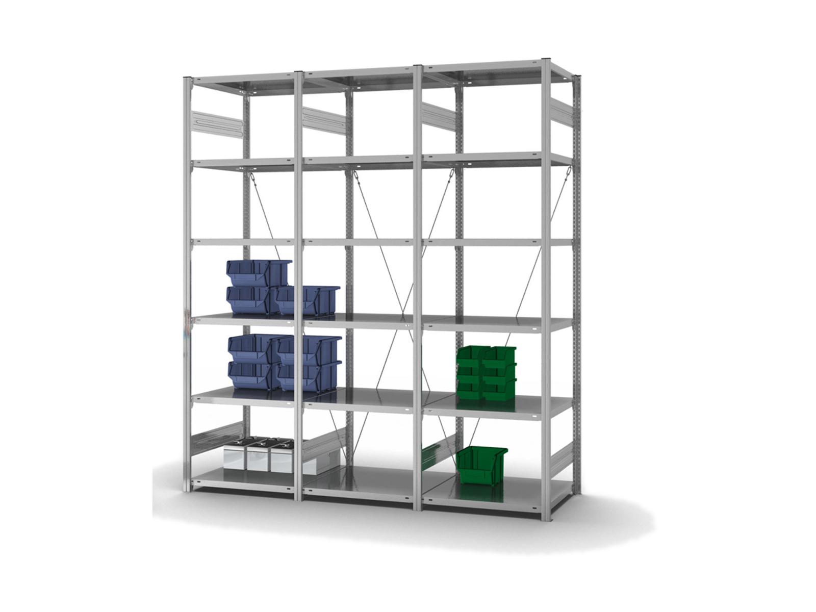 Fachbodenregal - Anbauregal - 2500x750x600 mm