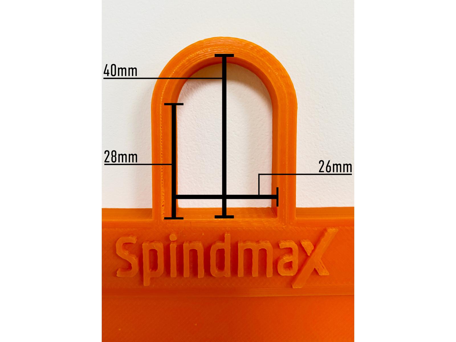 Trennwand mit geschlossener Halterung 76,5cm hoch aus Acryl - Weiß