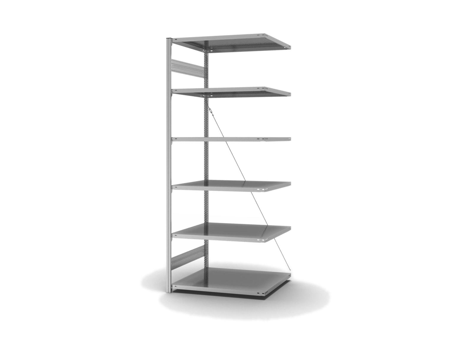 Fachbodenregal - Anbauregal - 2500x1000x800 mm