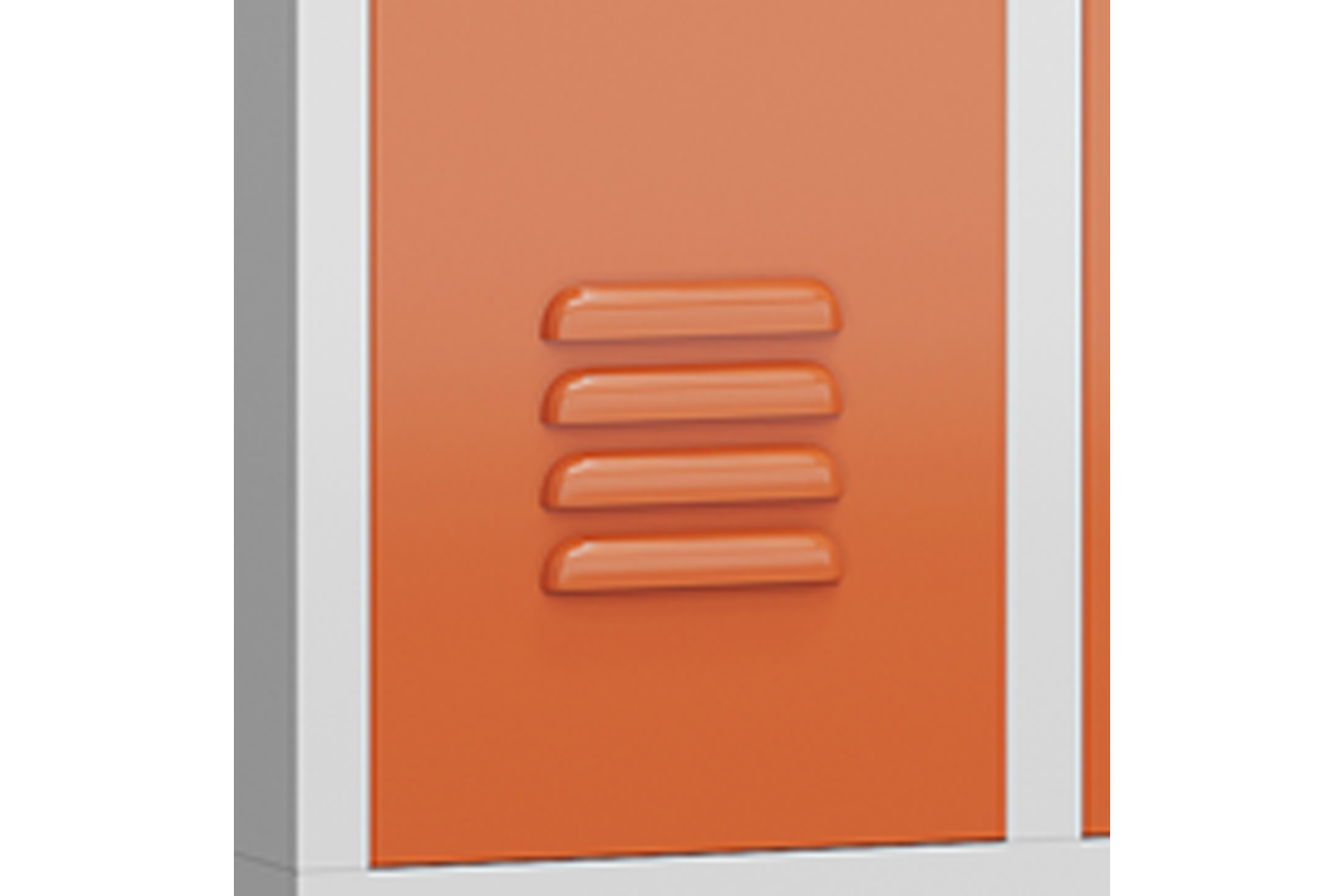 Spindschrank Serie Spindmax® Spind doppelstöckig mit Sitzbankuntergestell - 1 Abteil 300mm Abteilbreite