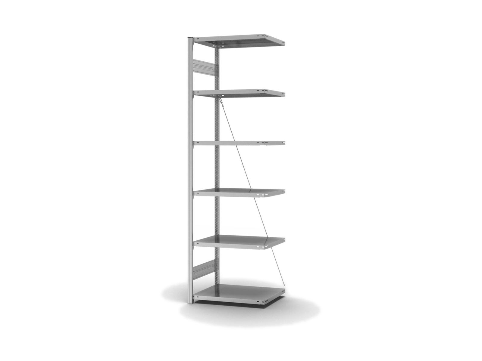 Fachbodenregal - Anbauregal - 2500x750x500 mm