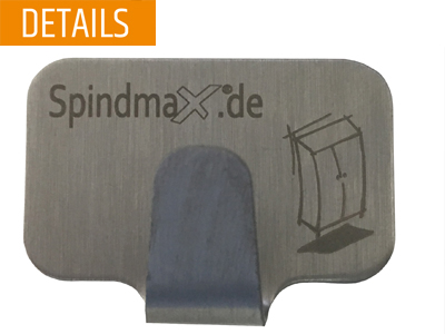 Edelstahl Kleiderhaken (zum Kleben)