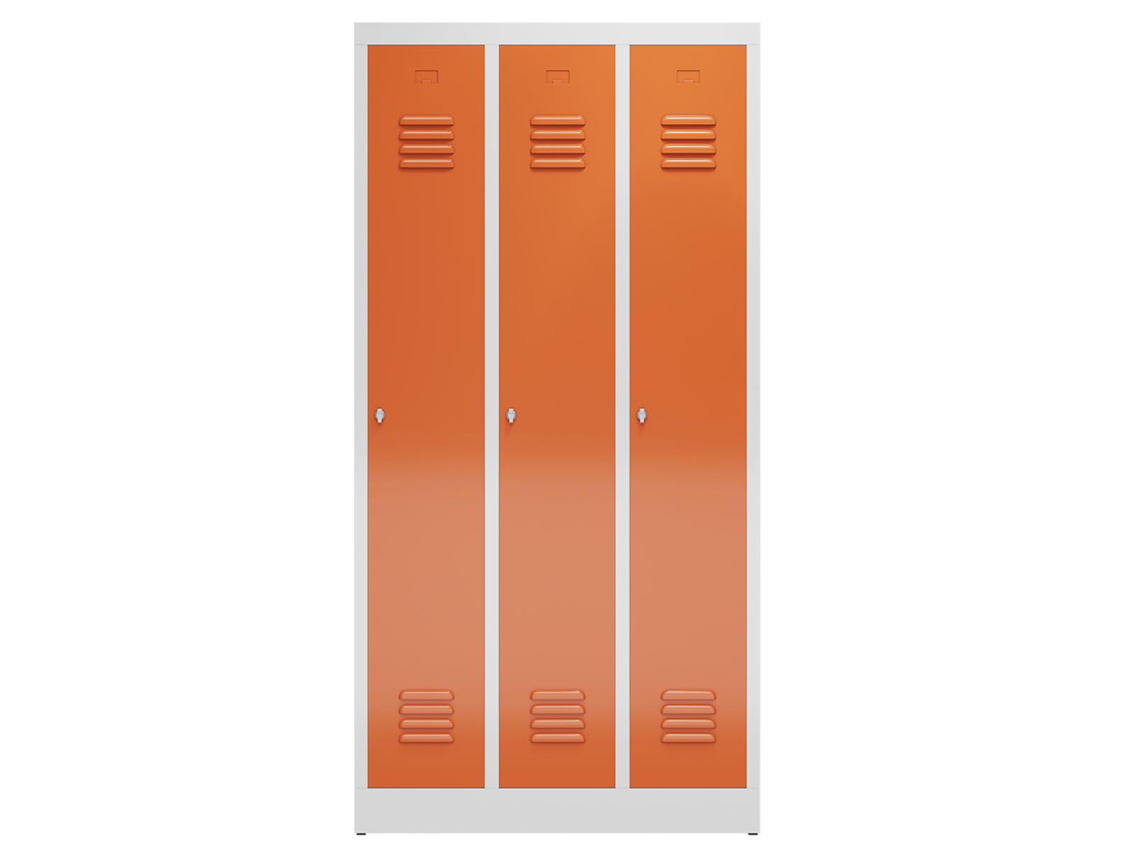 Spindschrank Serie Spindmax® Spind - 3 Abteile 300mm Abteilbreite