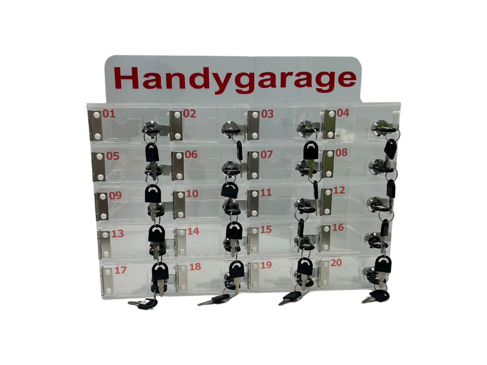 Handybox aus Acryl mit 20 Fächern