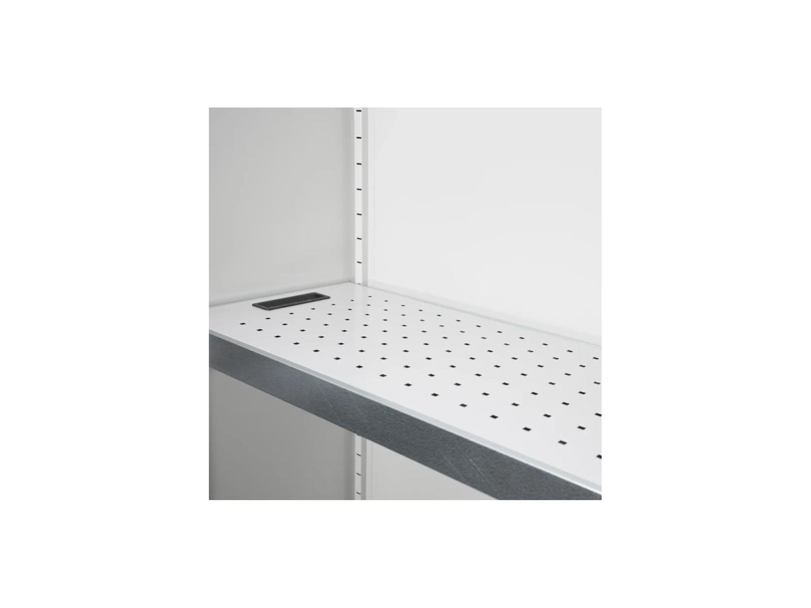 Lochblecheinsatz Wannenboden für Umweltschränke - 92cm breit und 10cm hoch