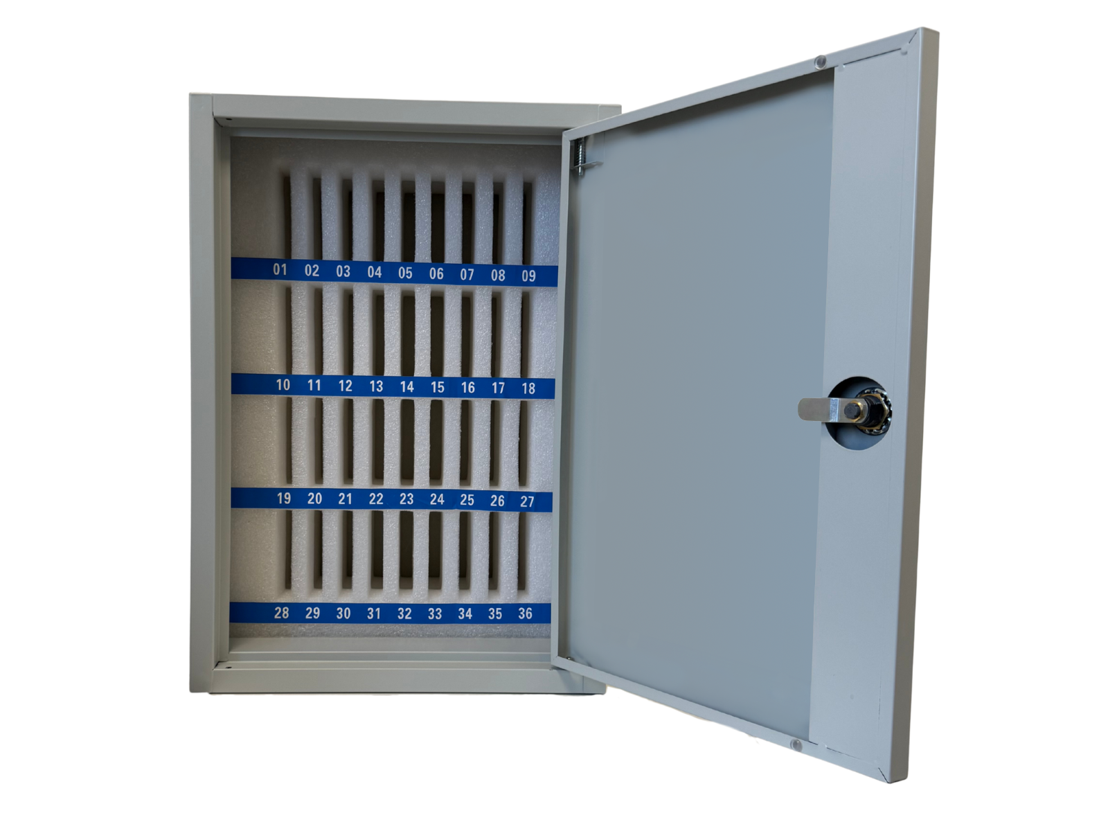 Handytresor aus Stahl mit 36 Slots mit PinCode Schloss Smart
