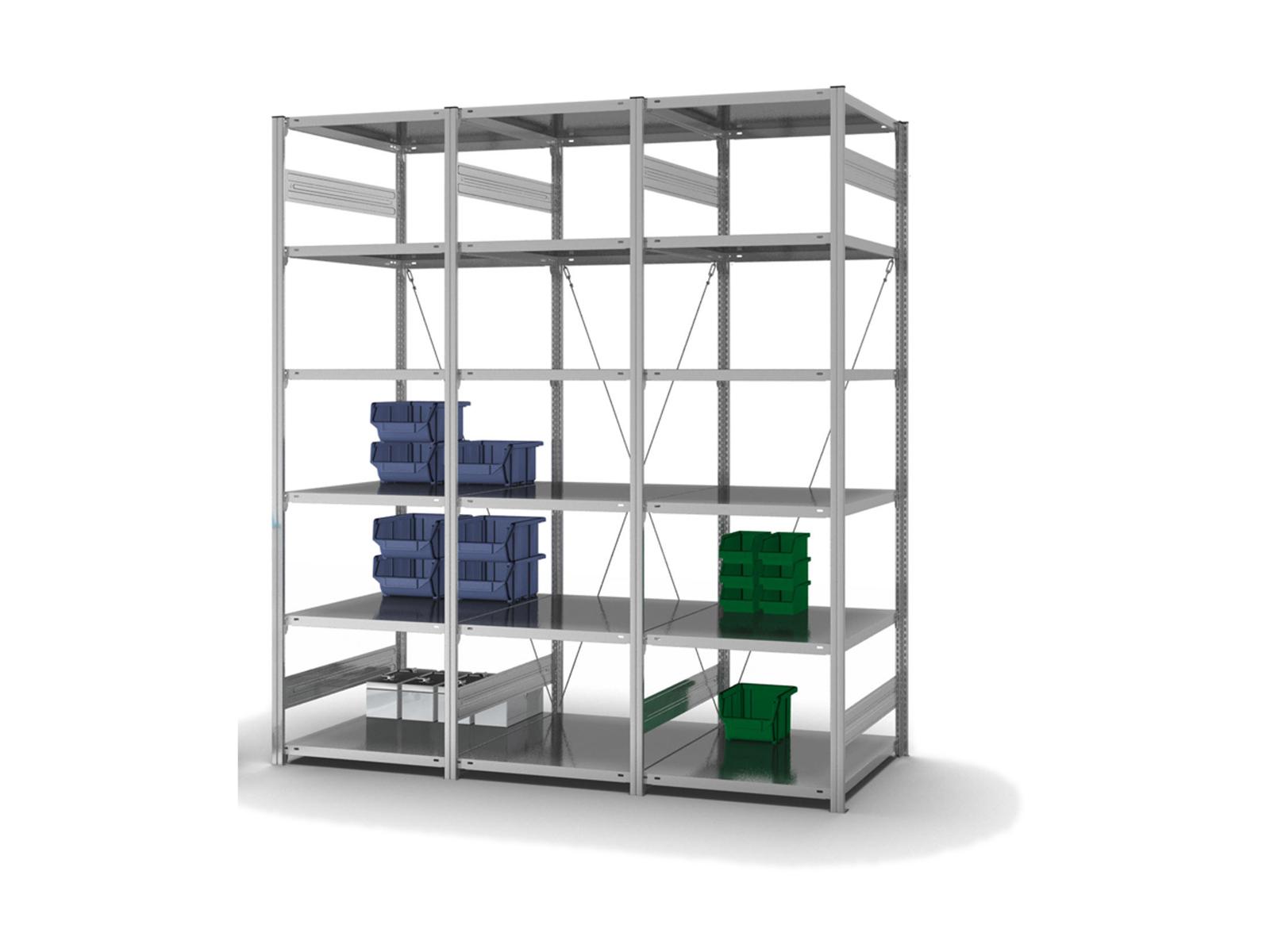 Fachbodenregal - Grundregal - 2500x750x800 mm
