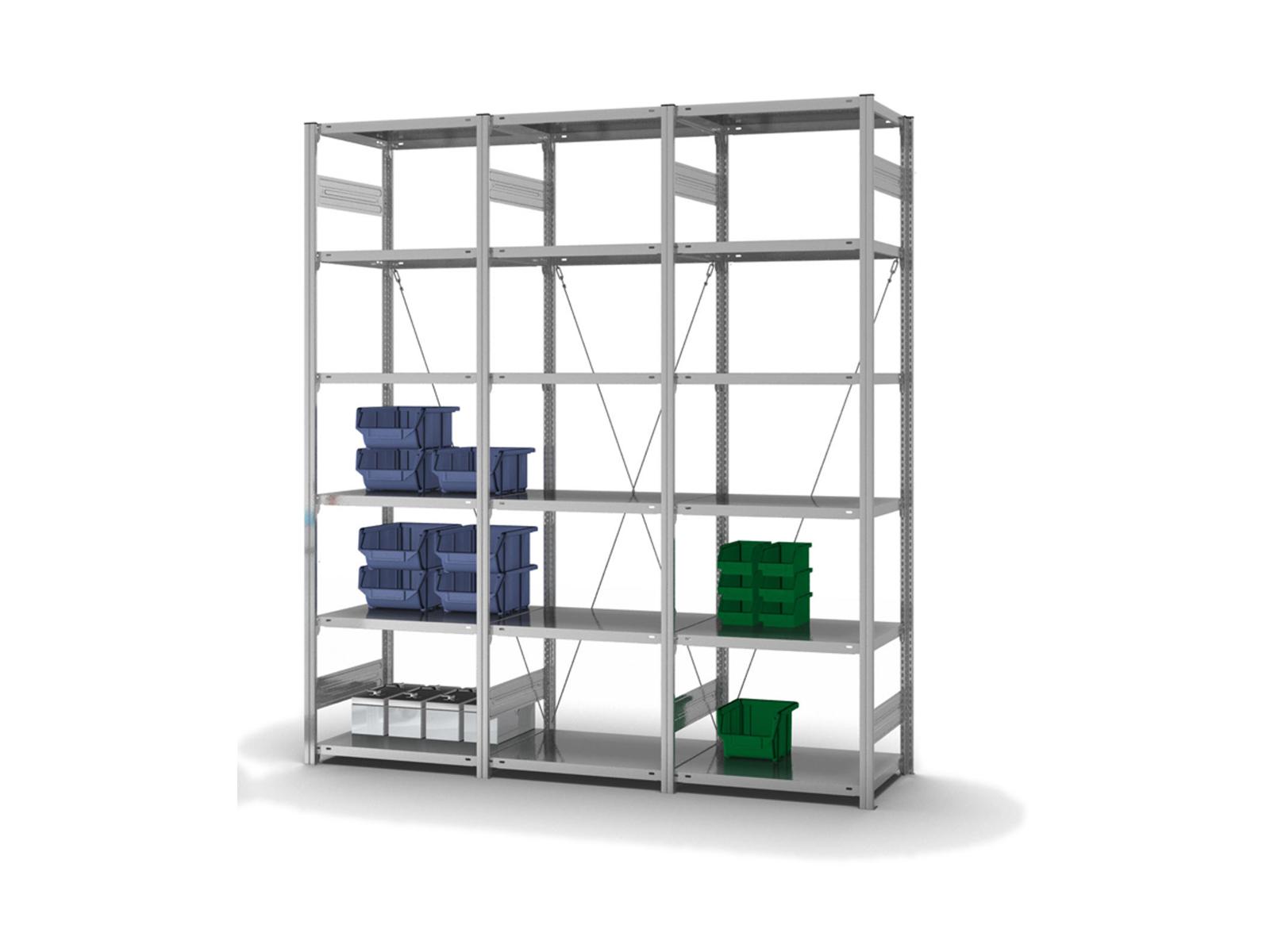 Fachbodenregal - Anbauregal - 2500x750x500 mm