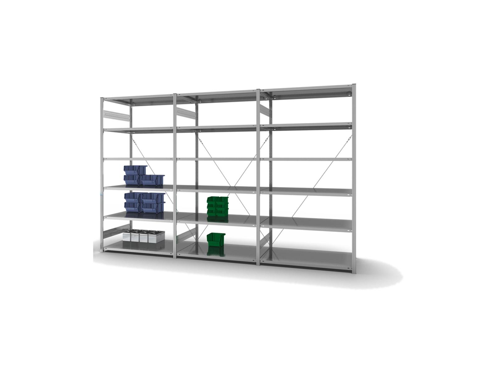 Fachbodenregal - Grundregal - 2500x1300x800 mm