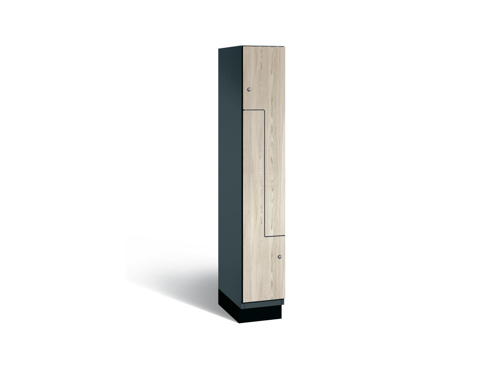Z-Spind Serie Cambio - 1 Abteil / 2 Fächer 400mm Abteilbreite