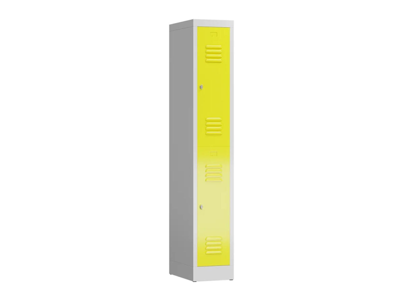 Schulspind doppelstöckig - 1 Abteil 300mm Abteilbreite