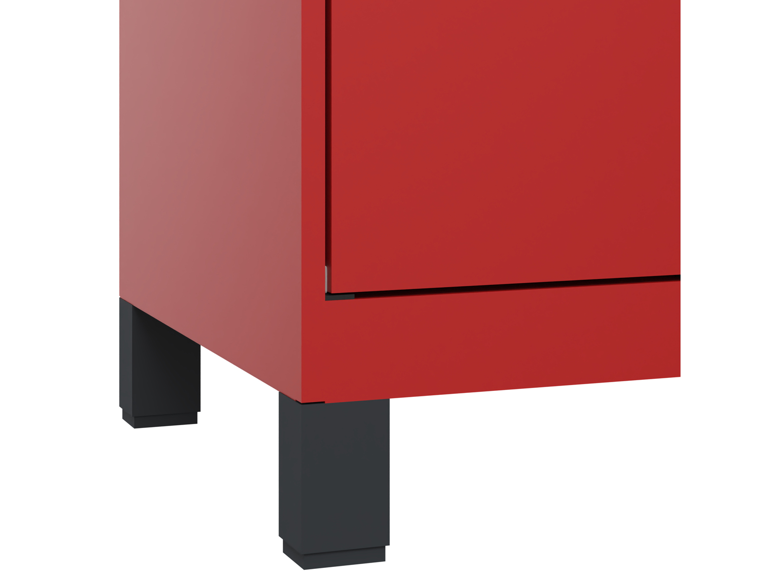 Feuerwehrspind Solid 1 Abteil - 500mm Tief