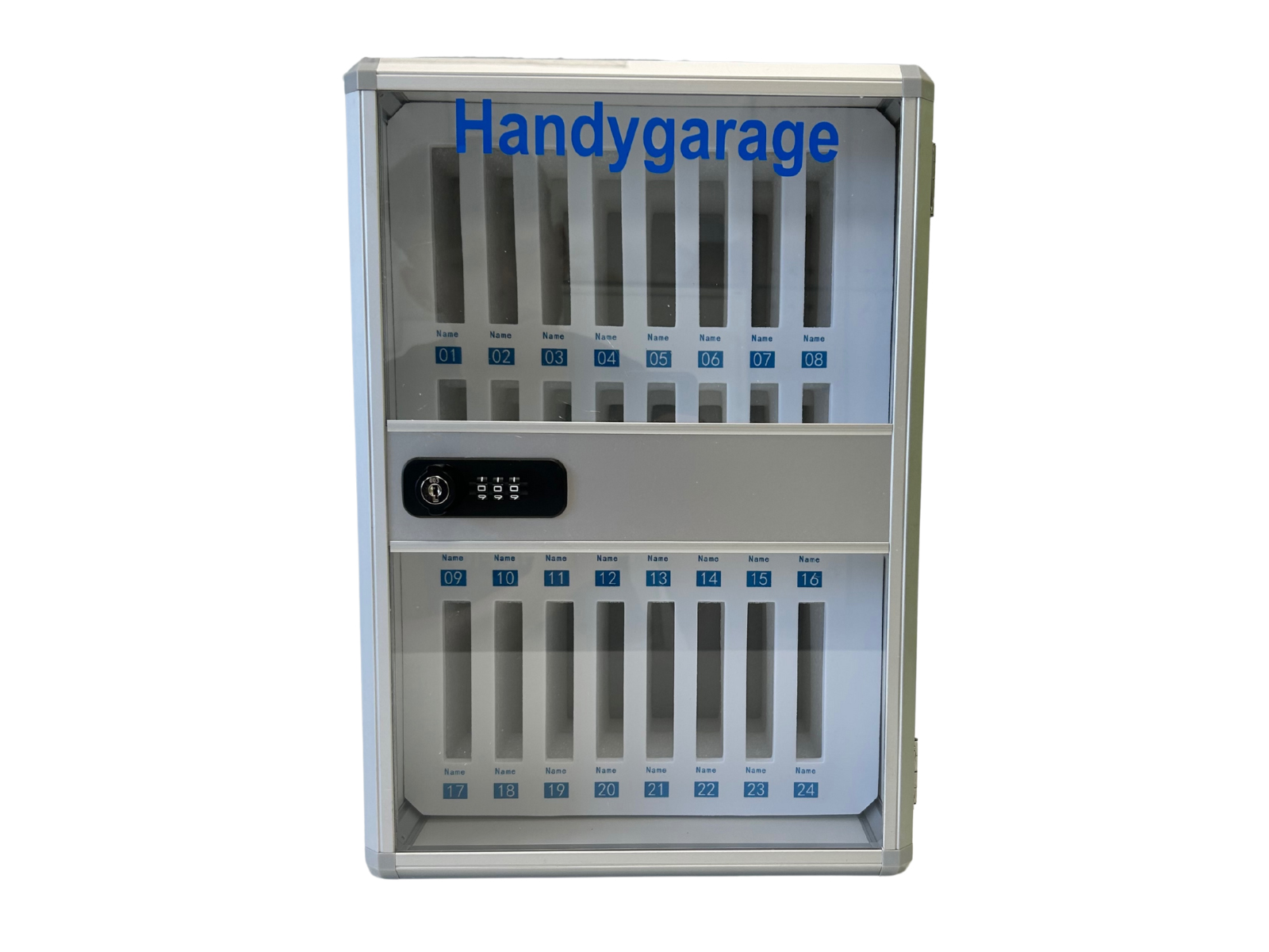 Handygarage mit 24 Slots und Zahlenschloss