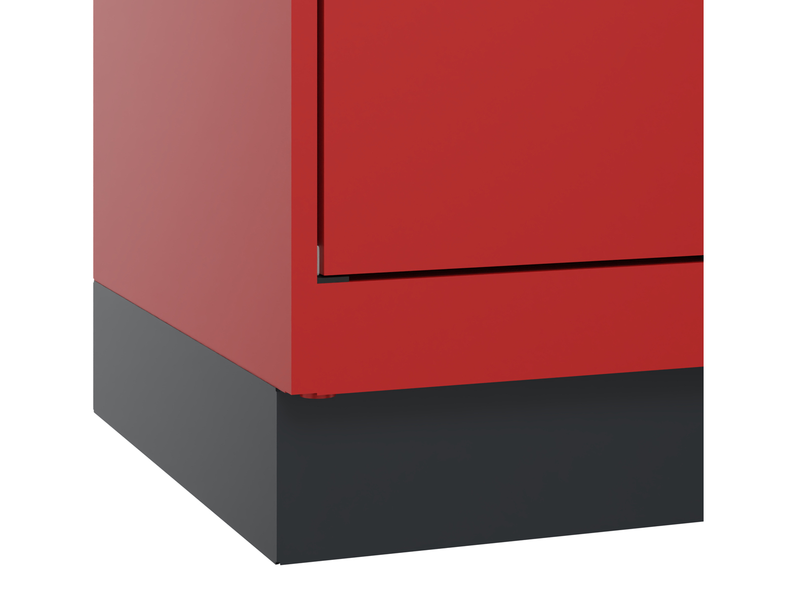 Feuerwehrspind Solid 2 Abteile - 500mm Tief